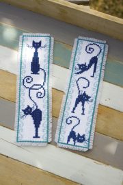 Cross Stitch Bookmark Kit - Dolphin and Unicorns – Vervaco
