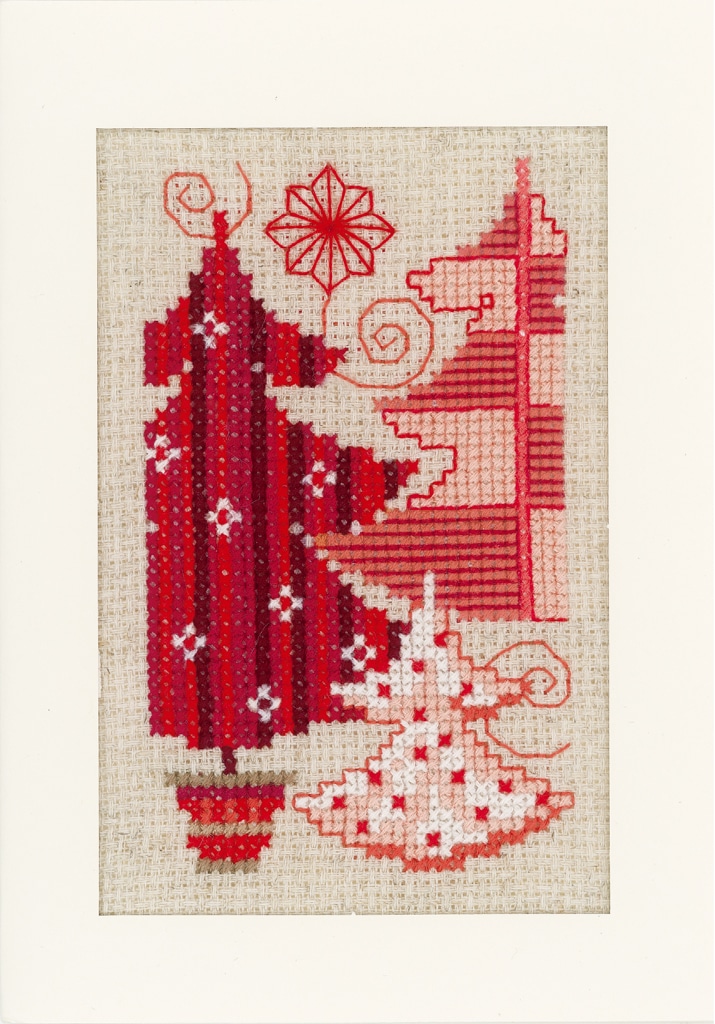 Vervaco Cross Stitch Greeting Card Christmas Motifs - Craftmar
