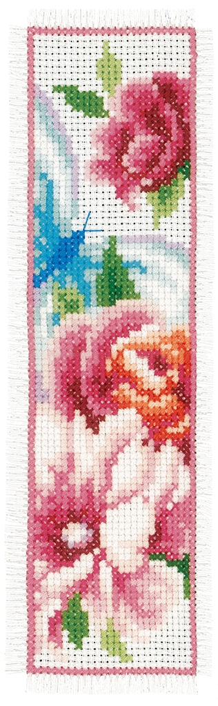 Vervaco Cross Stitch Bookmark Kit Disney Beauty (Set of 2) 2.4 x 8 