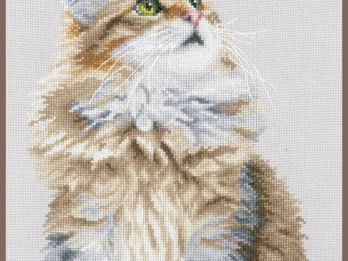 Forest cat Counted Cross stitch kit ANIMAL 