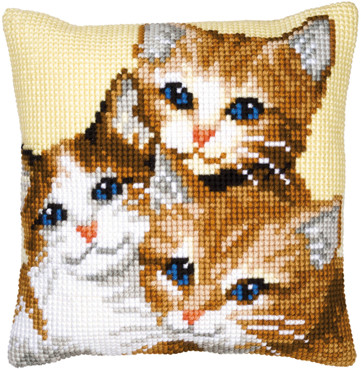 Cuscino Canarini  Cross stitch kits, Cross stitch cushion, Cross stitch